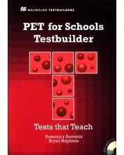 PET for Schools Testbuilder + CD-ROM  / Английски език - ниво B1 (Помагало за сертификатен изпит) -1
