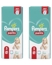 Пелени гащи Pampers Pants - JP, Размер 5, 12-17 kg, 2 х 48 броя