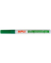 Перманентен маркер Apli, зелен -1