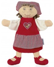 Петрушка кукла за куклен театър Sterntaler - Червената шапчица - 23 cm -1