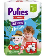 Пелени гащи Pufies Pants Fashion & Nature 6, 36 броя