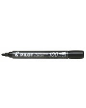 Перманентен маркер Pilot 100 - Черен