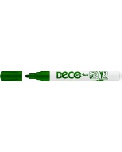 Перманентен маркер Ico Deco - объл връх, зелен -1