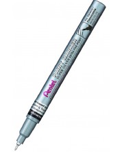 Перманентен маркер Pentel Paint MFP10 - 0.6 mm, сребрист -1