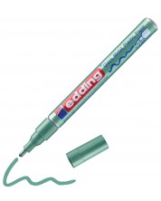 Перманентен маркер Edding 751 - Зелен металик