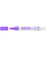 Перманентен маркер Ico Deco - объл връх, лилав