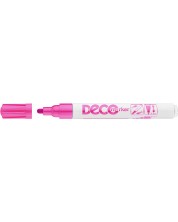 Перманентен маркер Ico Deco - объл връх, розов -1