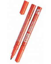 Перманентен маркер Pentel N50S - 1.0 mm, червен -1