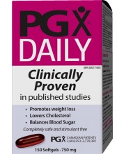 PGX Daily, 750 mg, 150 софтел капсули, Webber Naturals -1