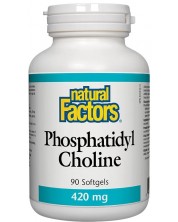 Phosphatidyl Choline, 420 mg, 90 капсули, Natural Factors -1
