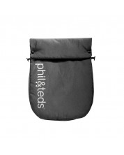 Phil & Teds Покривало за крачета за количка Promenade Тъмносиво -1