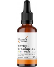 Pharma Methyl B-Complex Kids Drops, 30 ml, OstroVit -1