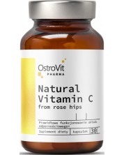 Pharma Natural Vitamin C from Rose Hips, 1000 mg, 30 капсули, OstroVit