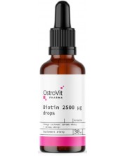 Pharma Biotin drops, 2500 mcg, 30 ml, OstroVit