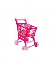 Детска играчка Pilsan - Количка за пазаруване, розова -1