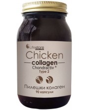 Пилешки колаген Тип 2, 500 mg, 90 капсули, Lifestore -1