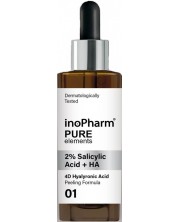 InoPharm Пилинг за лице със салицилова и хиалуронова киселина, 30 ml