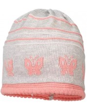 Плетена шапка Maximo - Розово/сива, размер 39, 2-3 м