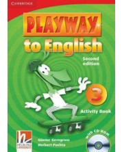 Playway to English 3: Английски език (учебна тетрадка + CD-ROM) -1