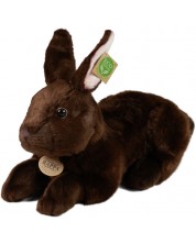 Плюшена играчка Rappa Еко приятели - Кафяво зайче, стоящо, 36 cm -1