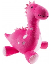 Плюшена играчка Heunec - Динозавър, розов, 25 cm -1