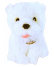 Плюшена играчка Rappa Еко приятели  - Куче Западнохайландски бял териер, 23 cm