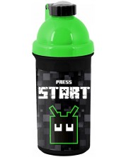 Пластмасова бутилка Paso Press Start - 550 ml -1
