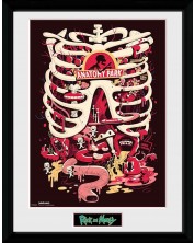 Плакат с рамка GB eye Animation: Rick & Morty - Anatomy Park
