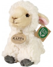 Плюшена играчка Rappa Еко приятели - Агънце, седящо, 16 cm