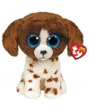 Плюшена играчка TY Toys - Куче Muddles, кафяво, 23 cm -1