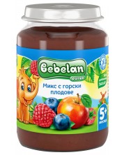 Плодово пюре Bebelan Puree - Горски плодове, 190 g