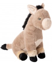 Плюшена играчка Амек Тойс - Седнало магаре, 32 cm