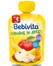 Пюре от банан и ябълка Bebivita - 90 g
