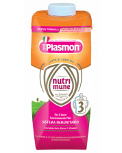 Мляко за малки деца Plasmon - Nutrimune 3, течна формула, 2 х 500 ml -1