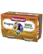 Плодово пюре Plasmon - Слива, 2 х 104 g -1