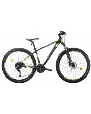 Планински велосипед със скорости SPRINT - Maverick Pro, 27.5", 400 mm, черен/зелен -1