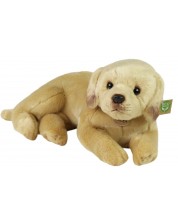 Плюшена играчка Rappa Еко приятели - Куче Лабрадор, легнало, 38 cm