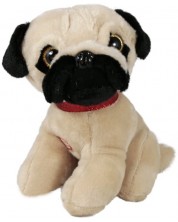 Плюшена играчка Амек Тойс - Куче мопс със звук, 20 cm -1