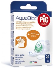 AquaBloc Пластири, Mix, 20 броя, Pic Solution -1