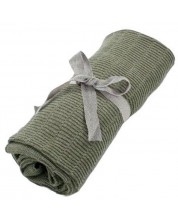 Плетено одеяло Mamas & Papas - Khaki, 70 х 90 cm -1