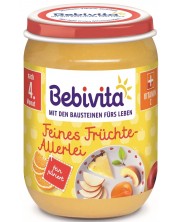 Плодово пюре Bebivita - Фини разнообразни плодове, 190 g -1