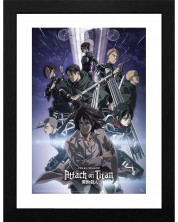 Плакат с рамка GB eye Animation: Attack on Titan - Key Art 2 -1