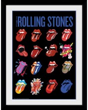 Плакат с рамка GB eye Music: The Rolling Stones - Tongues -1