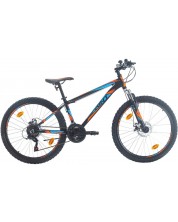Планински велосипед със скорости SPRINT - Active, 26", черен/оранжев