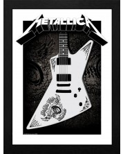 Плакат с рамка GB Eye Music: Metallica - Papa Het Guitar