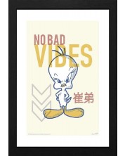 Плакат с рамка GB eye Animation: Looney Tunes - Tweety Vibes -1