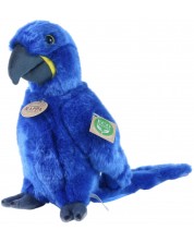Плюшена играчка Rappa Еко приятели - Папагал синя Ара, 25 cm