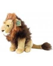 Плюшена играчка Rappa Еко приятели - Лъв, седящ, 25 cm