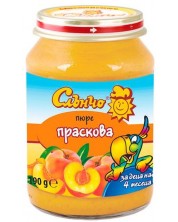 Плодово пюре Слънчо - Праскова, 190 g -1