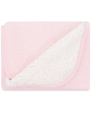 Плетено памучно одеяло с шерпа KikkaBoo - Dream Big Pink, 75 х 100 cm